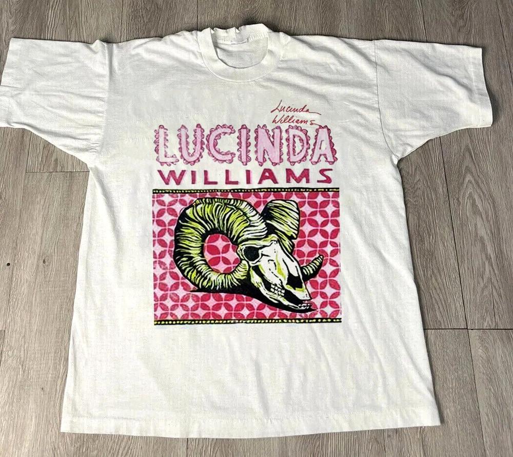 VTG Lucinda Williams 2011 Tour White S to 6XL Concert Shirt ZL490 XL