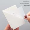Tearable Transparent Sticky Notes - Minimalist Memo Stickers for Students (Reusable Strips)