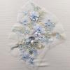 3D Flowers Sequin Applique Beaded Mesh Rhinestone Embroidered Embroidered Flower Applique Floral Lace Big Size