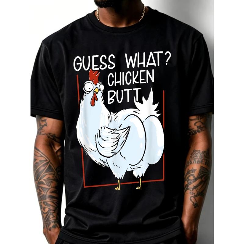 European sizes Can You Believe It? Chicken Behind! Hilarious Poultry Shirt S чёрный