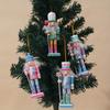 1 Set, 12CM Christmas Nutcracker Pendant, Christmas Tree Hanging Ornament, Holiday Scene Desktop Decoration Ornament