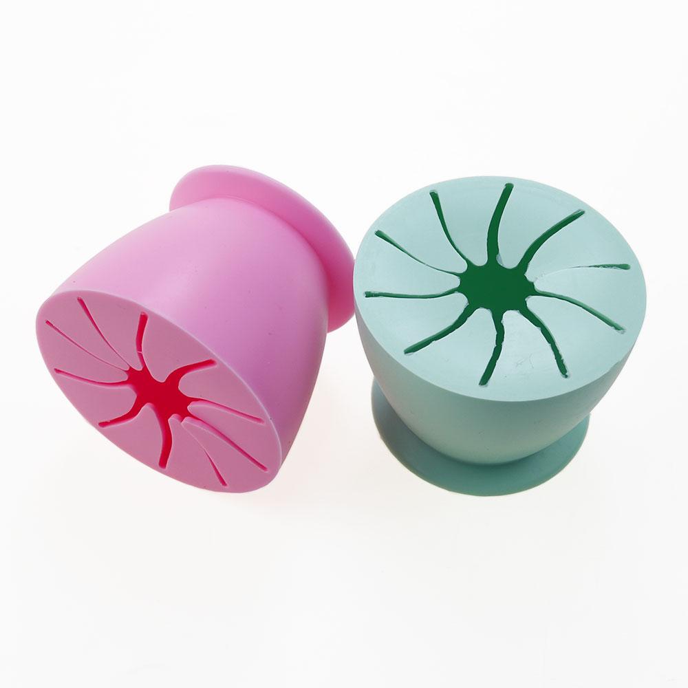 Desktop Garbage Collection Box Vinyl Weeding Scrap Collector With Suction Cup Silicone Storage Ball Waste Box