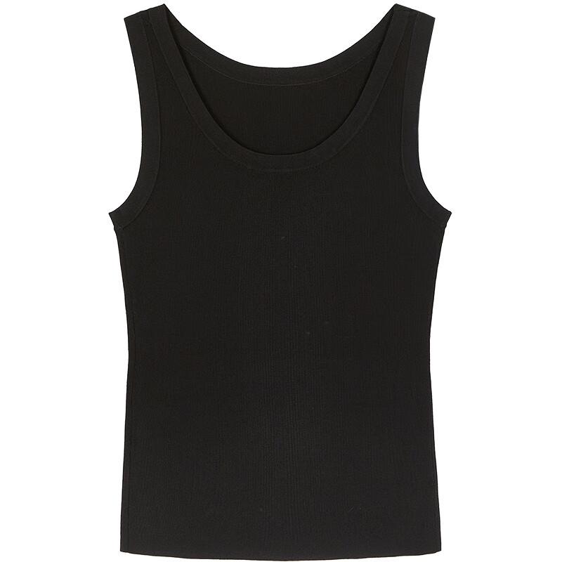 LESS 2024 Spring Casual Round Neck Knit Vest