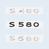 New Chrome Black Letters S480 S580 S680 V12 Emblem for Benz Maybach S Class Car Fender Trunk Rear W221 W222 Logo Sticker qw1