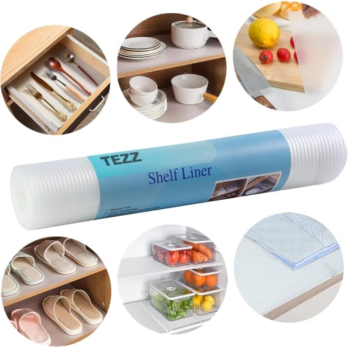 This 30cm EVA Shelf Liner Is a Non-slip, Insect-repellent, and Clear Floor Mat for Kitchen Drawers, Cabinets, Drawers, and Other Furniture, Perfect As