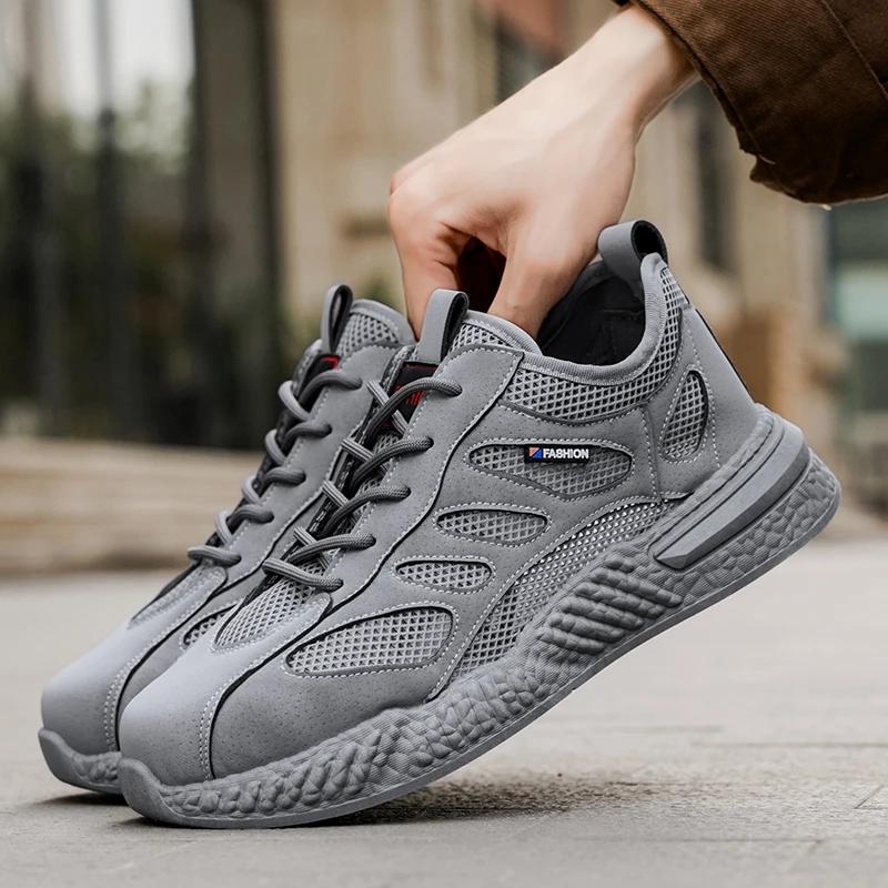 Men Summer Winter Casual Sports Shoes Breathable Comfortable ThickSoled Mesh Suitable for Daily Wear and Various Occasions