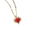 Ocean Heart Necklace For Women, Luxury And Elegant, Angel Collarbone Chain