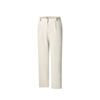 Comfortable Fashionable Simple Versatile Solid Color Loose Straight Leg Zipper Casual Pants Women Bottoms Natural-Wood-Color 162520503-4