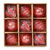 9PCS 8cm Christmas Ball Ornaments Tree Decorations for Holiday Wedding Party