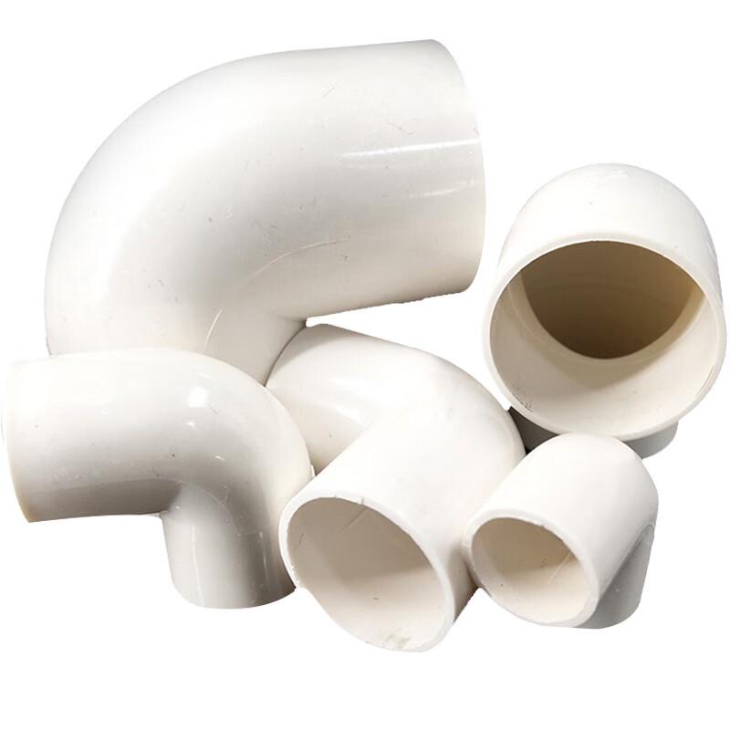 PVC-U Electrical Conduit White 90-Degree Elbow