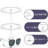 DIFEIUKI Eyeglass Holds 24 Hangs for Men and Women Stand, 2-Tier, Eyeglasses, Acrylic, 360° Rotating, Desktop, Eyeglasses, Display, Stylish, Unisex,
