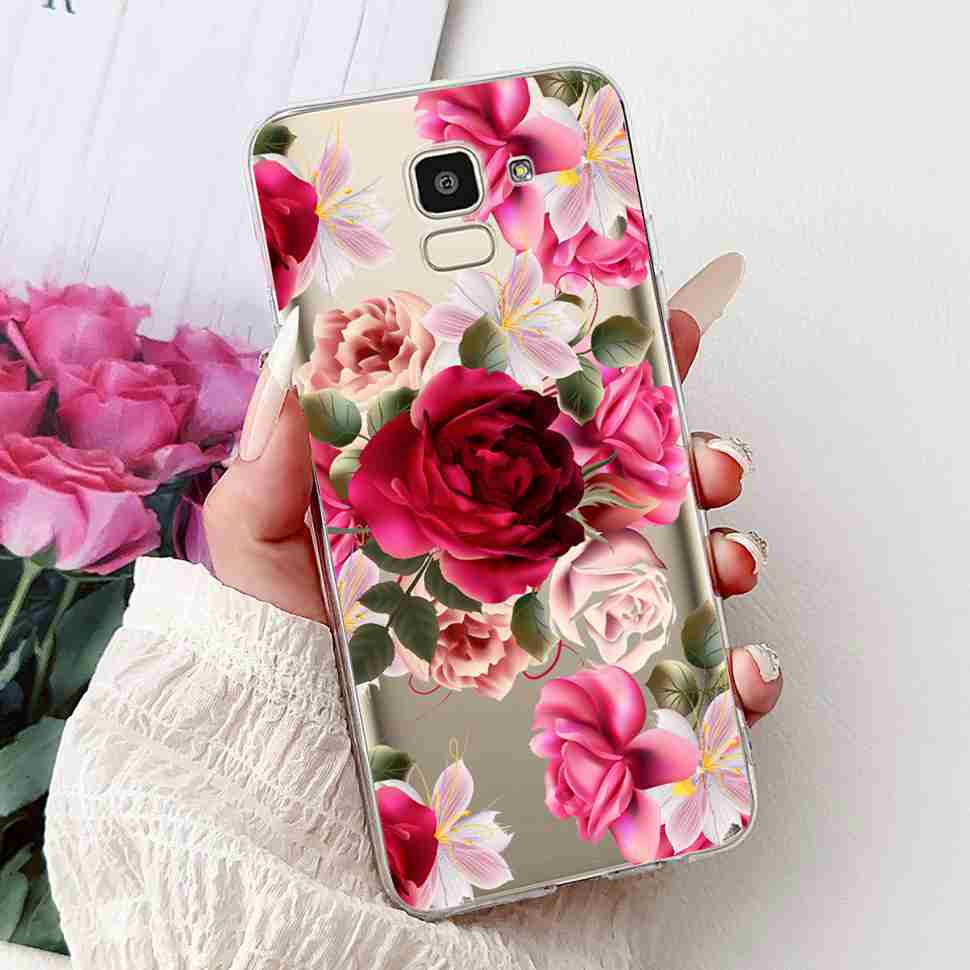For Samsung Galaxy J6 2018 SM-J600F Case Popular Love Cool Tiger Soft Silicone TPU Cover For Samsung j6 J6 2018 Phone Shell Bag