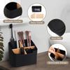 Toothbrush Holders for Bathrooms,Electric Toothbrush and Toothpaste Holder with Divider for Bathroom Countertop Organizer