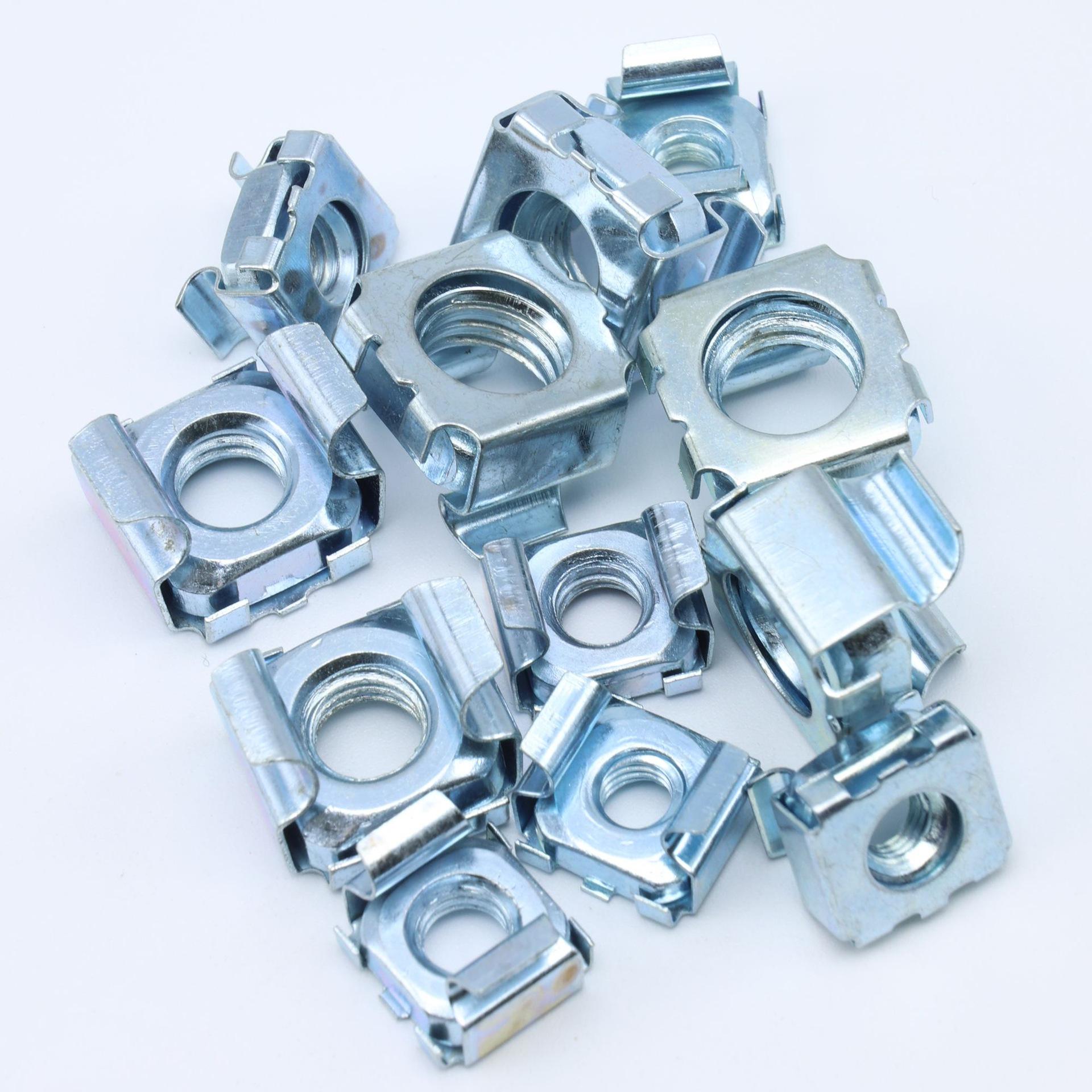 Combination Cabinet Screws with Square Cage Nuts and Crown Screws (M4, M5, M6, M8, M10) 304 Stainless Steel M5 (100 pcs)