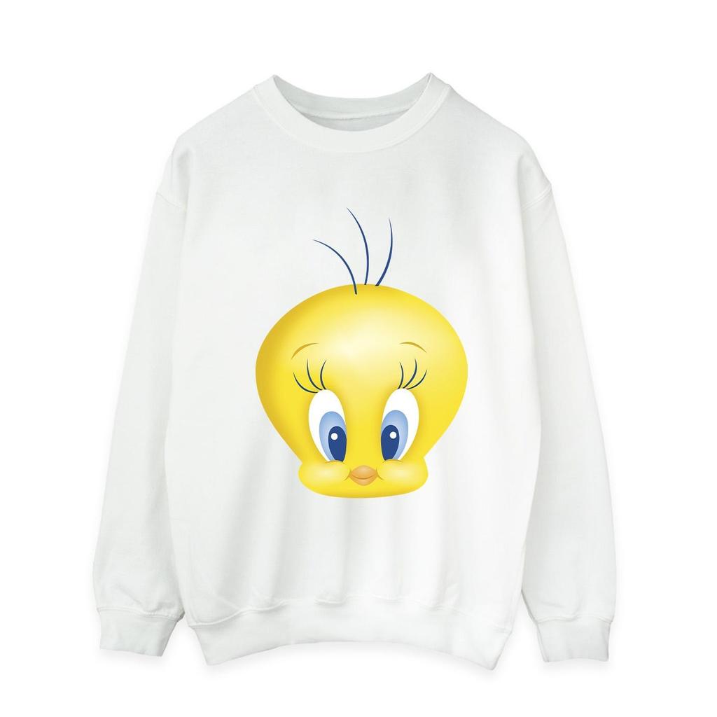 Looney Tunes Mens Tweety Face Sweatshirt