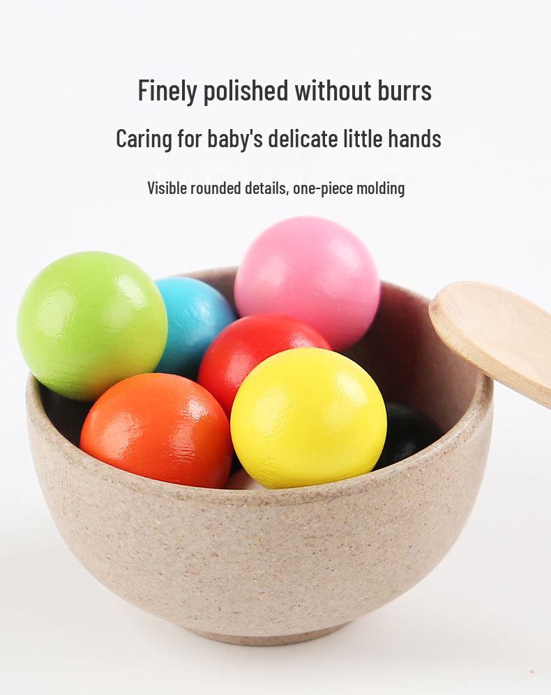 CPCE Educational Toys: Color Sorting and Recognition Set with Balls and Cups