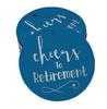 Inkdotpot Pack Of 100 Real Gold Foil Paper Tags Cheers To Retirement Favor Hang