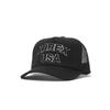 MESHCAP USA Size Hat, Black, 57.0-59.0cm