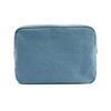 with Zipper Blue Denim Cosmetic Pouch Vintage Jean Toiletry Case Casual Travel Storage Bag  Gift