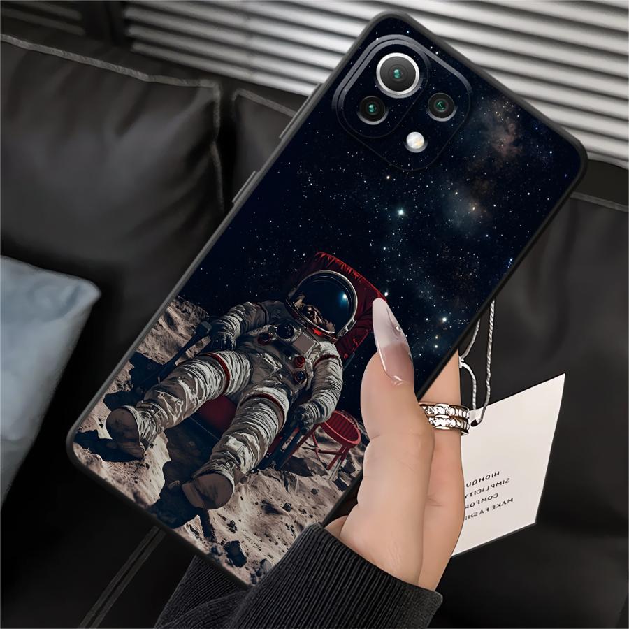 Cartoon Astronaut Art Funda Phone Cover Case for Xiaomi Mi 10T 12X 12T Pro 13 Lite 11T 12 11 14