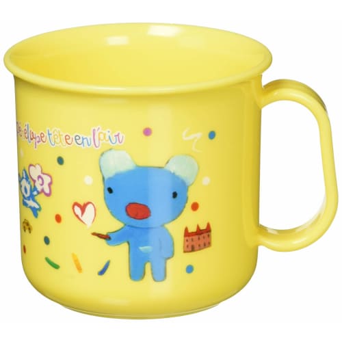 Komori Resin Cup Penelope Heat-Resistant Cup, Yellow, 200ml, Microwave Safe, Made in Japan