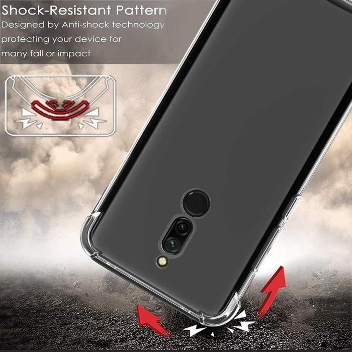 Coque de Protection - E.F.CONNECTION - Redmi 8 - Silicone Anti Choc - Transparent - Souple