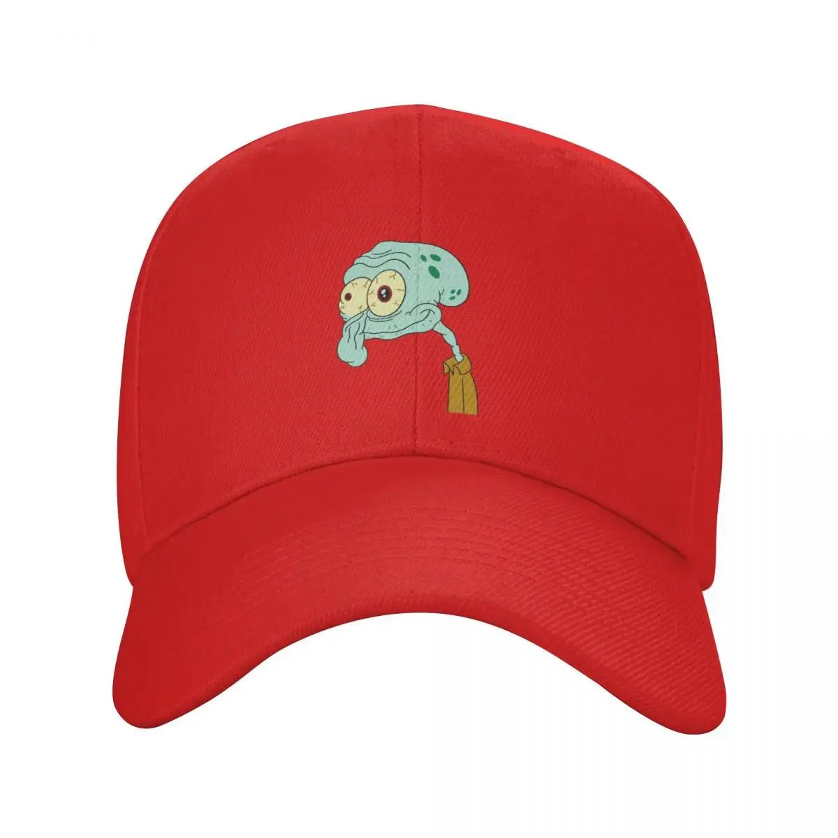 Squidward meme Baseball Cap Golf Hat Streetwear For Unisex Womens