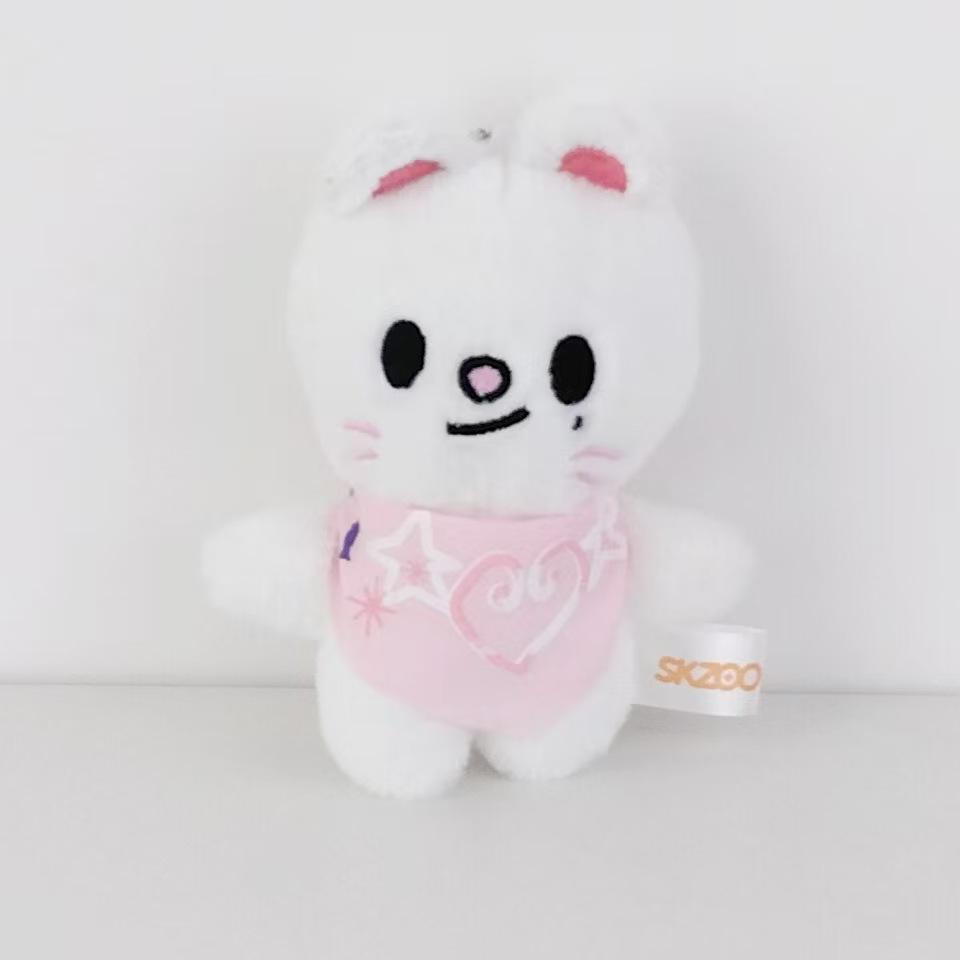 10CM Stray Kids Plush Children's Toy Keychain Water Scarf Doll Animal Bag Pendant Pendant Children's Toy Gift