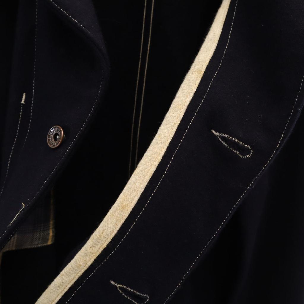 GAIJIN MADE Light Melton Coverall S Navy Men's Used