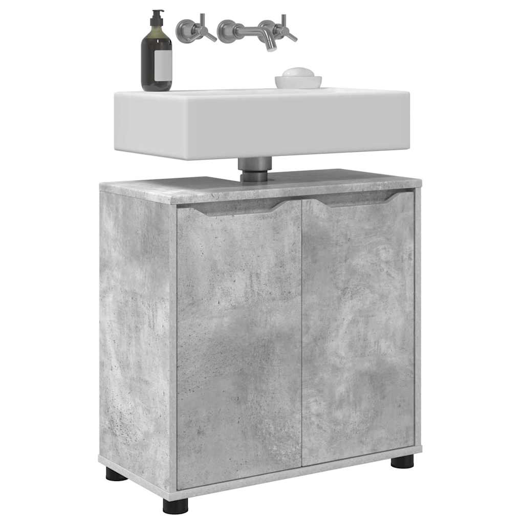 Bathroom Washbasin Cabinet Concrete Grey 60 x 30 x 60 cm