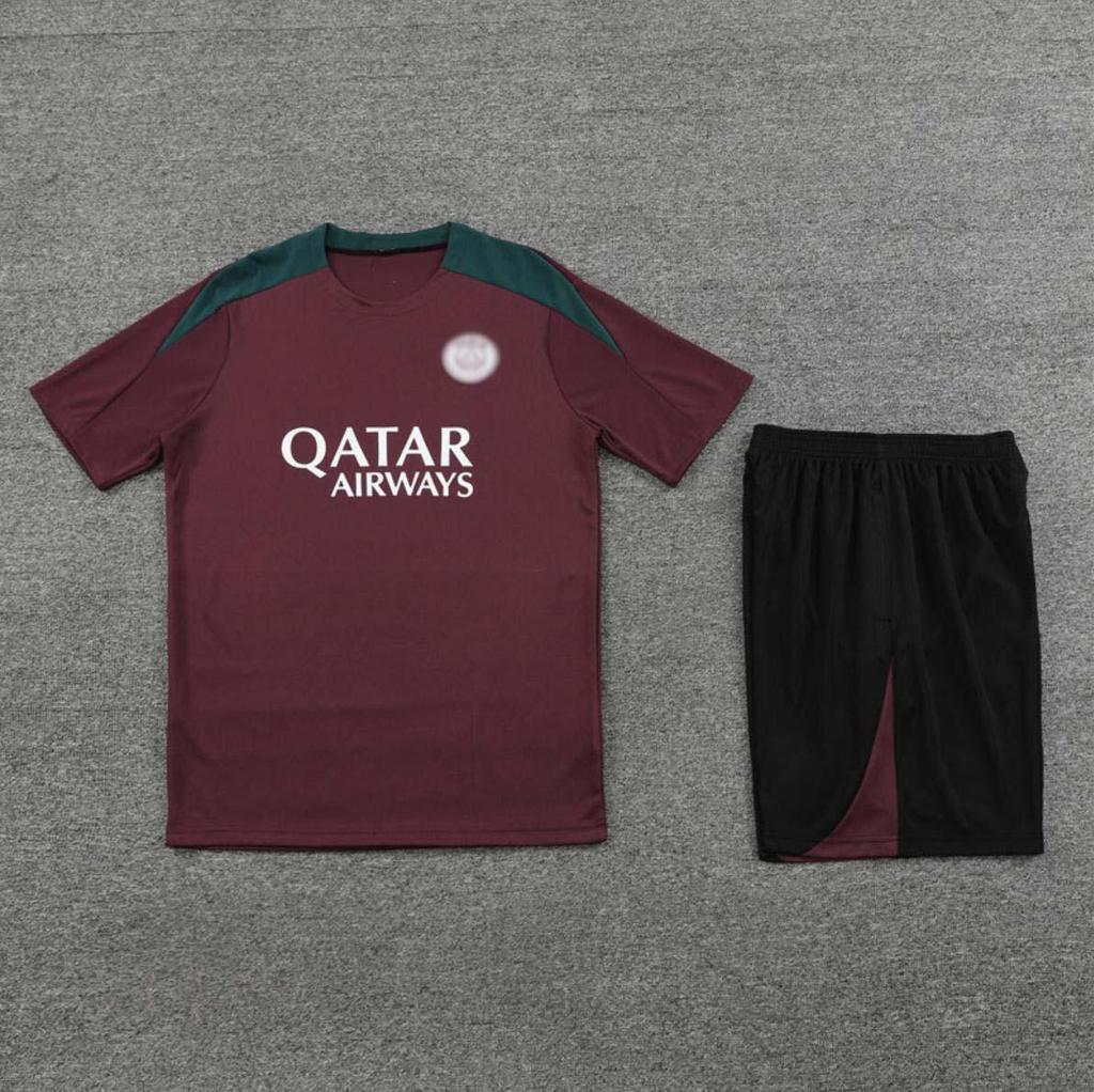 Gran Kit de Fútbol del Paris Club: Conjunto de Entrenamiento de Fútbol para Adultos y Niños con Camiseta y Pantalones Cortos