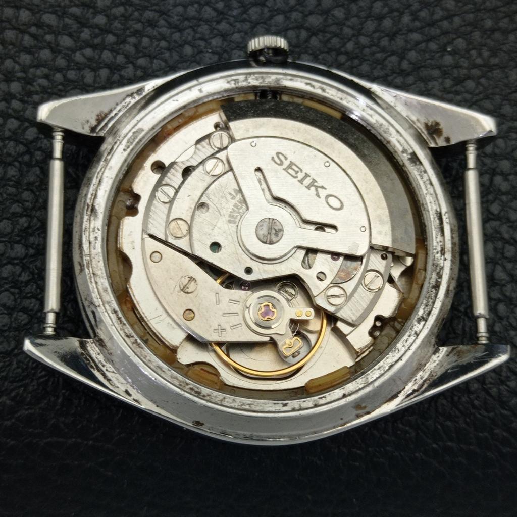 VINTAGE SEIKO 5 AUTOMATIC JAPAN 6309A MENS ARABIC BLUE DIAL WATCH a701345-5