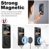 Mobile Phone Case Magnet Wireless Charging 360° Rotating Stand Faux Leather Ring Buckle for Samsung Galaxy Z Flip 7 6 5
