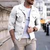 Spring Autumn Male Clothes Cowboy Jacket Men's Hip-hop Denim Jackets Streetwear Casual Cotton Classic Slim Jeans Coat