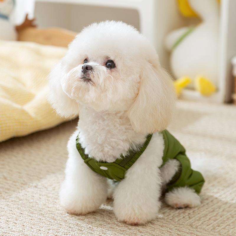 Haustier Overall Teddy Bigbear Pomeranian Kleiner Hund Hundekleidung Malteser VIP Schnauzer Hose