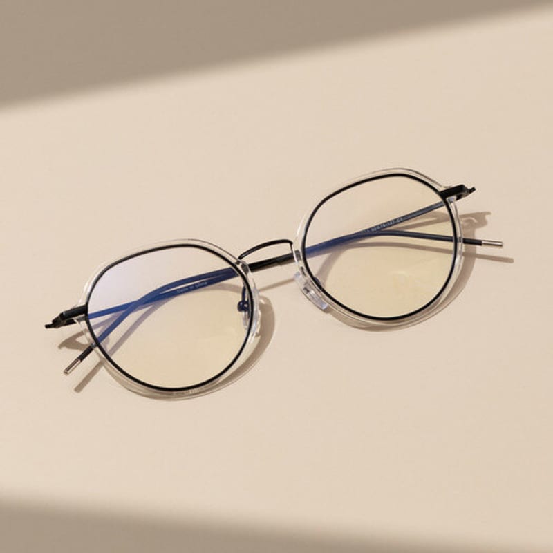 

RECLOW RECLOW LAND TR Stainless Steel Glasses RL3 CRYSTAL BLACK Crystal Black