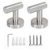 Towel Hooks Stainless Steel Wall Mounted Heavy Duty Robe Hook Holder for Coat Hat Bathroom Kitchen