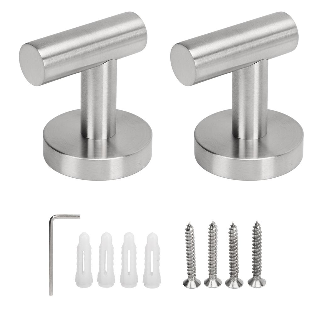 Towel Hooks Stainless Steel Wall Mounted Heavy Duty Robe Hook Holder for Coat Hat Bathroom Kitchen