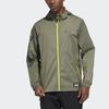 Adidas Outdoor Sports Casual Hooded Jacket Men Jackets Green HB8916