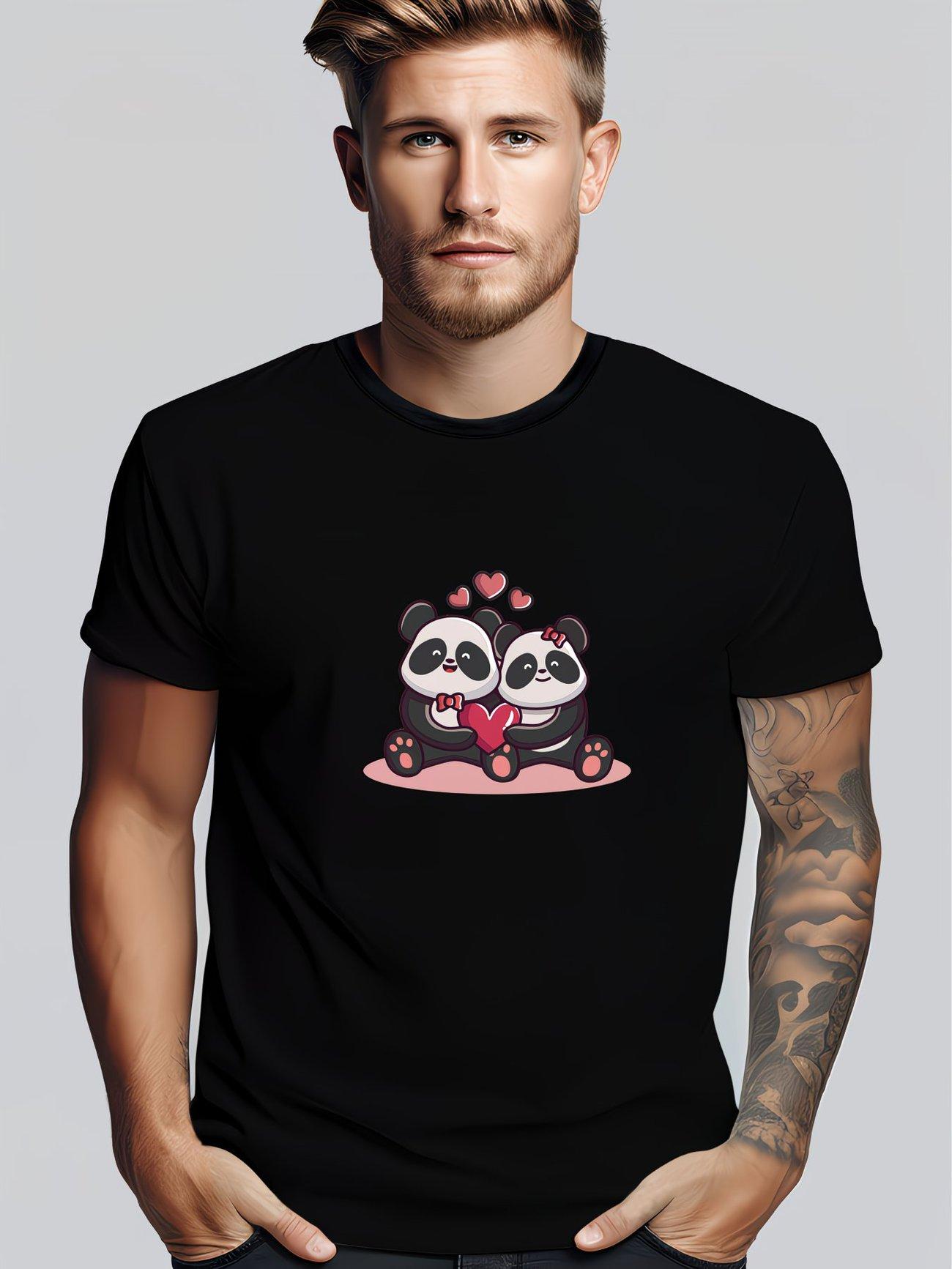 Cupid Deer Romantic T-shirt L