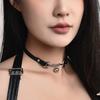 Elegant Choker Necklace With Double Bell Designs for Playful Styles and Adjustable Length Chain for Versatile Wear