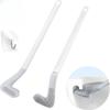 Flexible Silicone Toilet Brush 360° Rotation Long Handle Wall Mounted