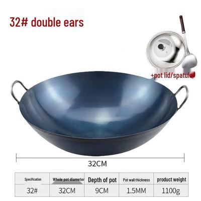 Baldba Wrought Iron Stir-fry Pan