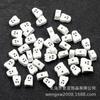 Halloween Polymer Clay Beads Spooky Skull Pumpkin Ghost Spacer DIY Jewelry Making 10mm 1000pcs