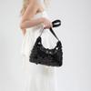 Tote Bag Sequin Shoulder Bag Square Bag Tassel Crossbody Bag French Evening Banquet Bag  Women