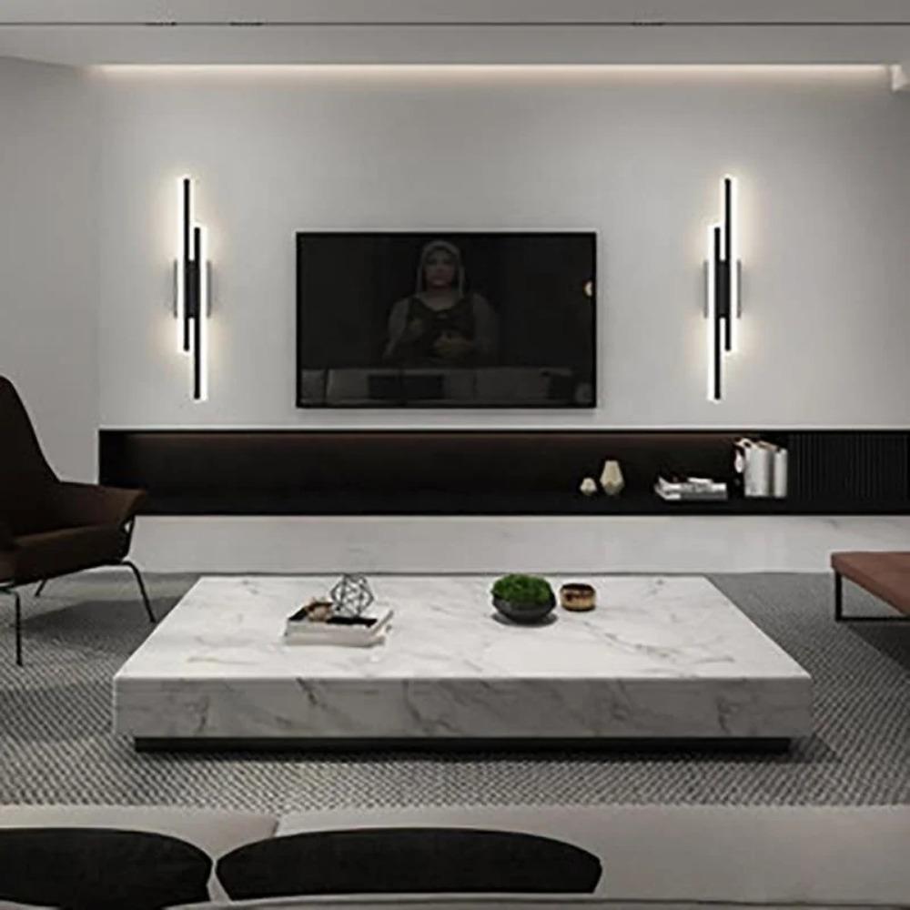 Led Wall Lamp Gold Wall Sconce Light Black Creative Minimalist Bedroom Bedside Wall Lamp