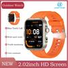 2.01inch Smart Watch Men Flashlight Waterproof Bluetooth Call Heart Rate Sleep Monitor 100+Sport Fitness Smartwatch for Man