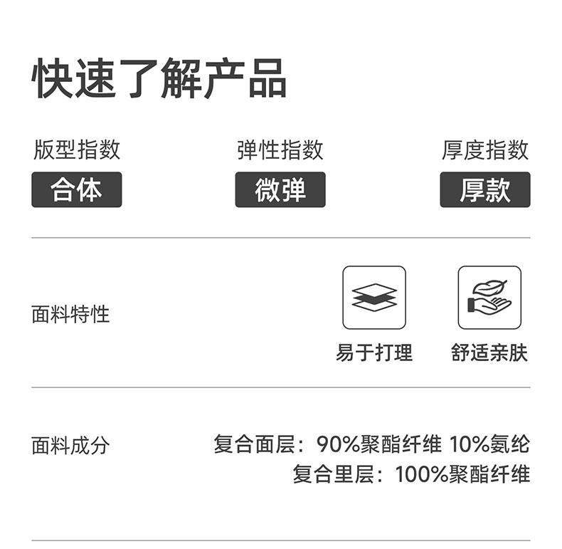 Langdeng Men's Autumn and Winter Three Proof Easy to Care for Plus Velvet Warm Hooded Fashionable Jacket