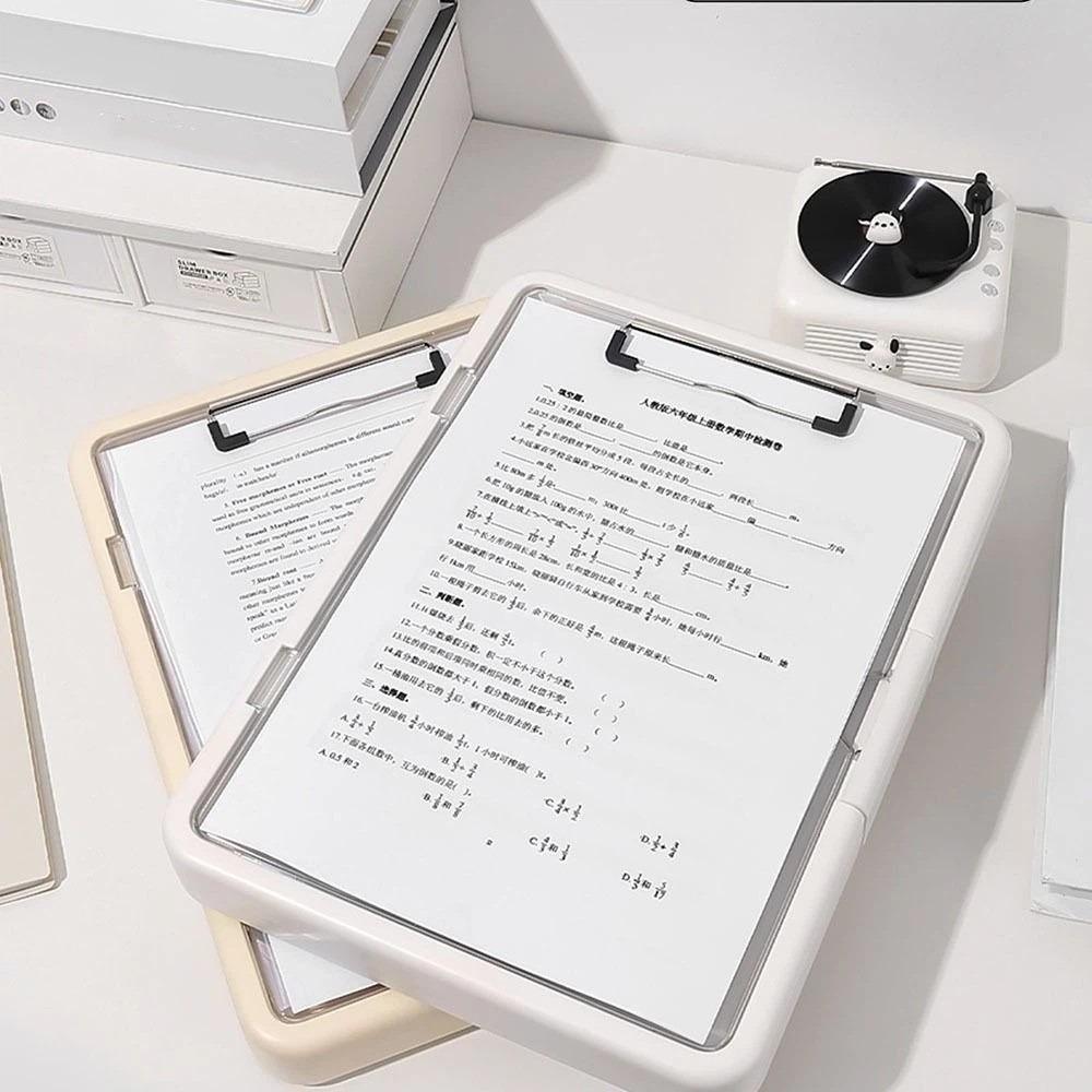 Double Layer A4 Clipboard with Storage Document Organizer Document Folder  Office Use