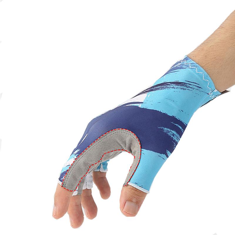 Summer UV Protection Gloves Sports Fingerless Fishing Quick-Drying Ultra-thin Bicycle Riding Non-Slip Half-Finger Summer Gloves